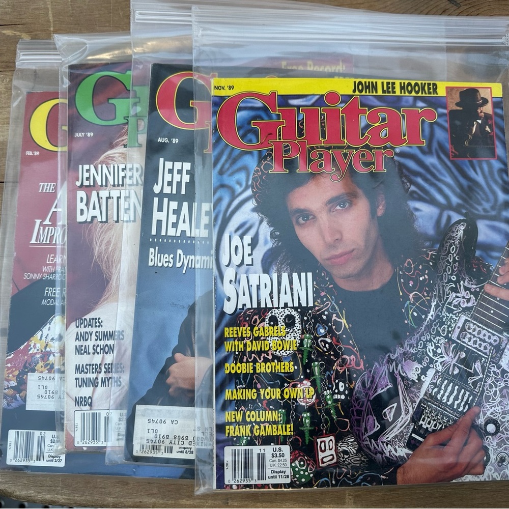 1989 Guitar Palter magazines